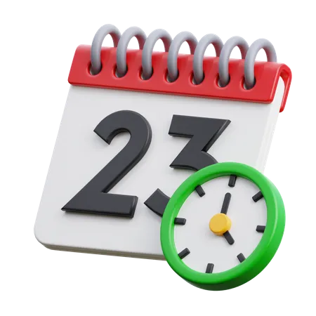 Kalender Zeitmanagement 3D Icon