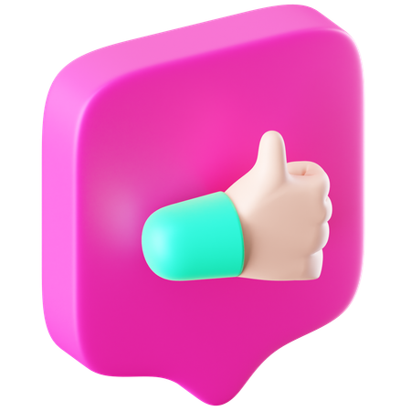 Daumen hoch  3D Icon