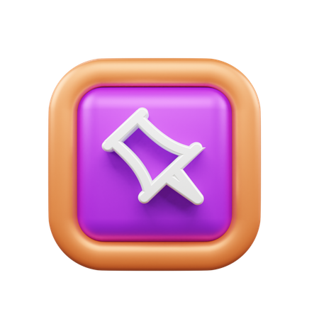 Daumenstift  3D Icon