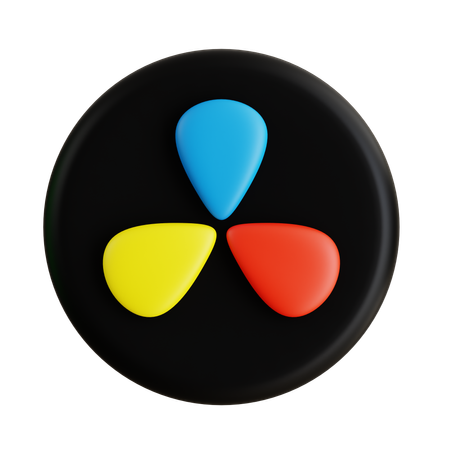 DaVinci Resolve  3D Icon