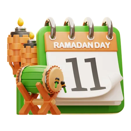 DAY 11 RAMADAN  3D Icon