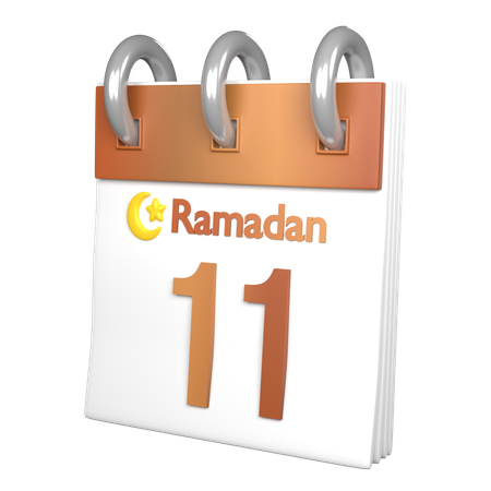 Day 11 Ramadan  3D Icon