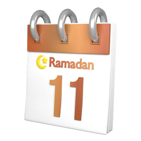 Day 11 Ramadan  3D Icon