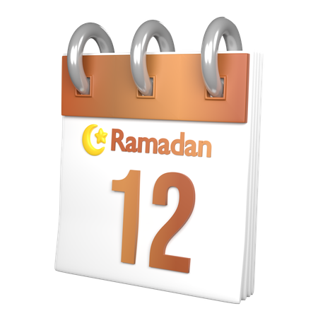 Day 12 Ramadan  3D Icon