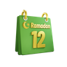 day 12 ramadan calendar symbol