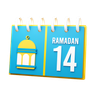 day 14 ramadan calendar emoji 3d