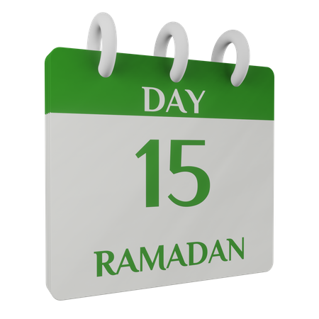 Day 15 Ramadan 3D Illustration