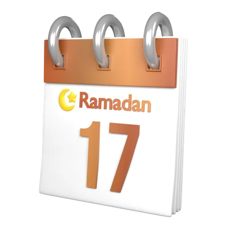 Day 17 Ramadan  3D Icon