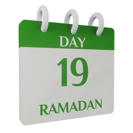 Day 19 Ramadan 3D Illustration