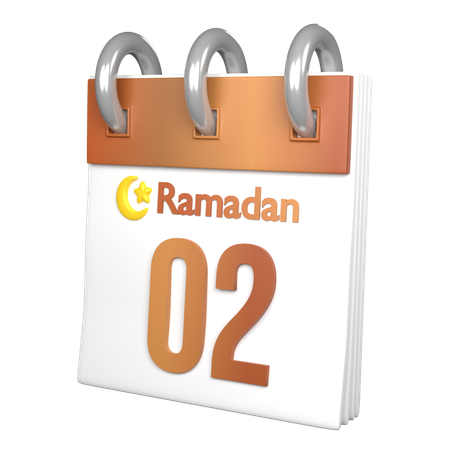 Day 2 Ramadan  3D Icon