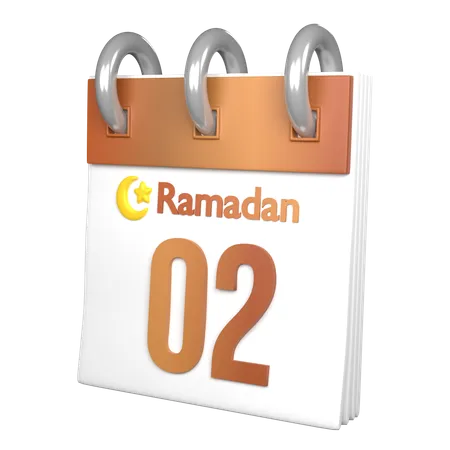 Day 2 Ramadan  3D Icon