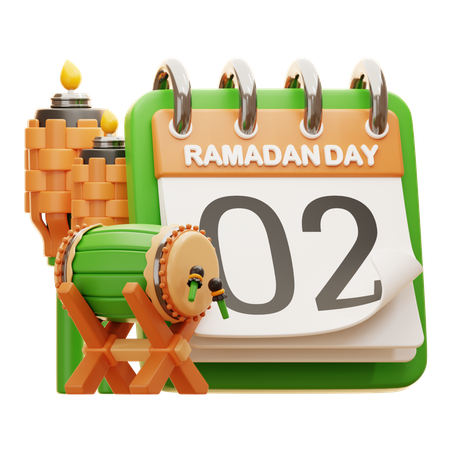 DAY 2 RAMADAN  3D Icon