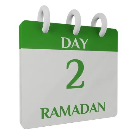 Day 2 Ramadan  3D Illustration