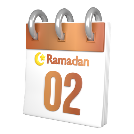 Day 2 Ramadan  3D Icon