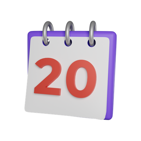 Day 20  3D Icon