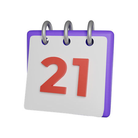 Day 21  3D Icon