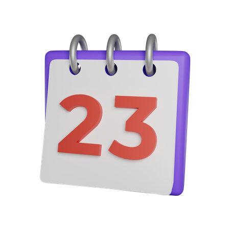 Day 23  3D Icon