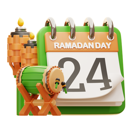 DAY 24 RAMADAN  3D Icon