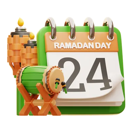 DAY 24 RAMADAN  3D Icon