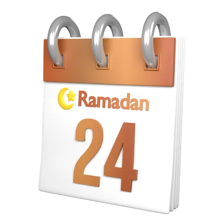 Day 24 Ramadan  3D Icon