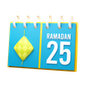 day 25 ramadan calendar 3d logos