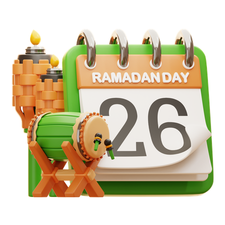 DAY 26 RAMADAN  3D Icon