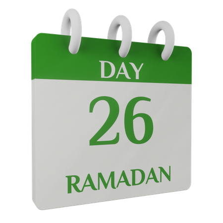 Day 26 Ramadan 3D Illustration