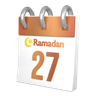 day 27 ramadan 3d illustration