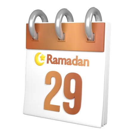 Day 29 Ramadan  3D Icon