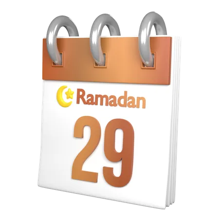 Day 29 Ramadan  3D Icon