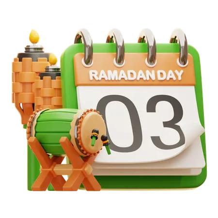 DAY 3 RAMADAN  3D Icon