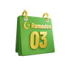 day ramadan calendar symbol