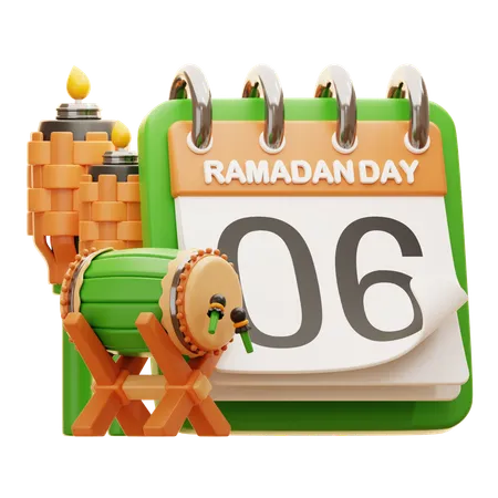 DAY 6 RAMADAN  3D Icon