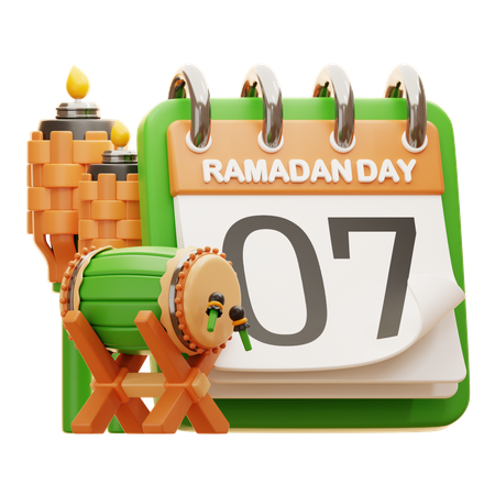 DAY 7 RAMADAN  3D Icon