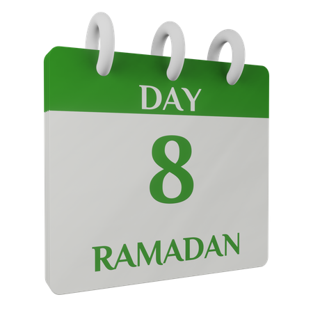 Day 8 Ramadan 3D Illustration