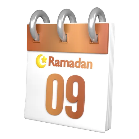 Day 9 Ramadan  3D Icon