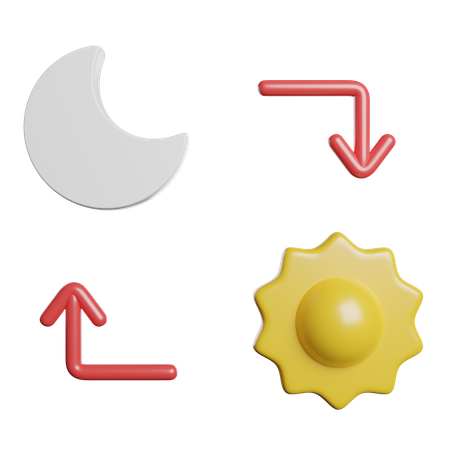 Day And Night  3D Icon