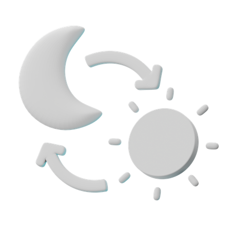 Day and Night  3D Icon