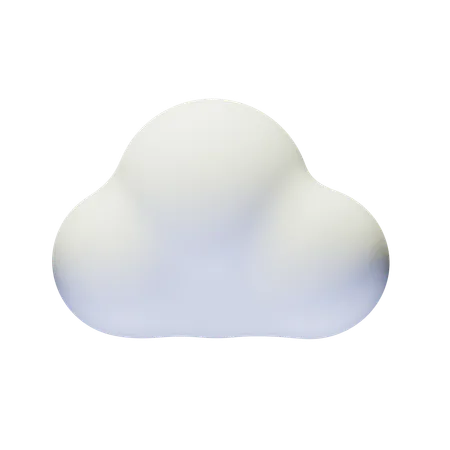 Day Cloud  3D Icon