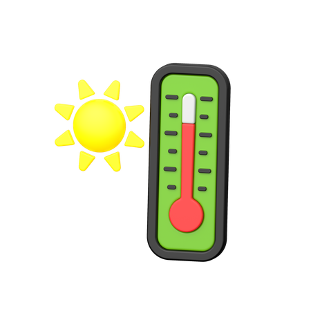 Day Temperature  3D Icon