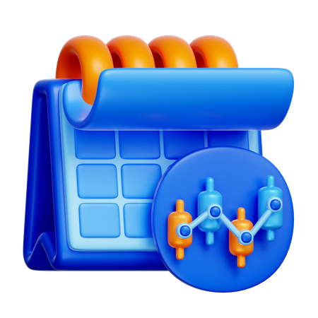 데이 트레이딩  3D Icon