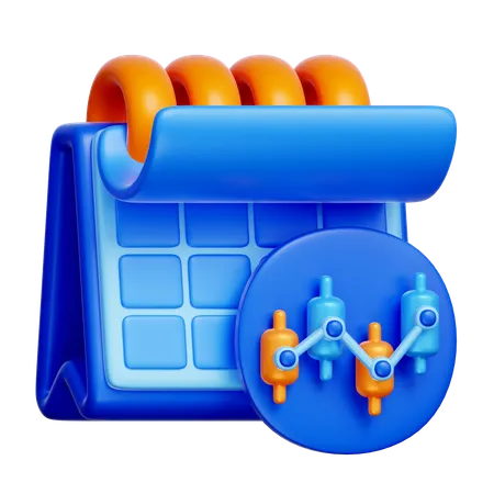 데이 트레이딩  3D Icon