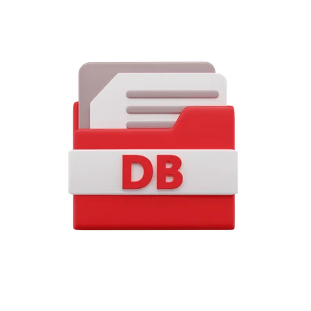 Db-Datei  3D Icon