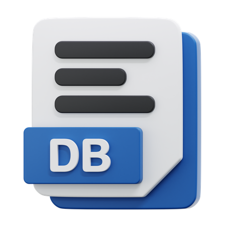 DB FILE  3D Icon