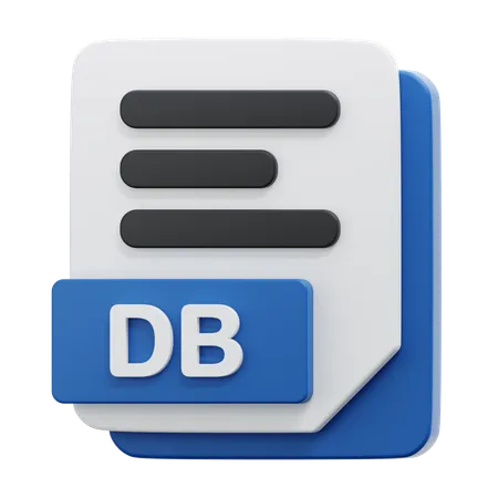 DB FILE  3D Icon