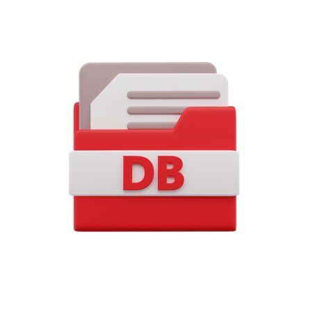 Db File  3D Icon