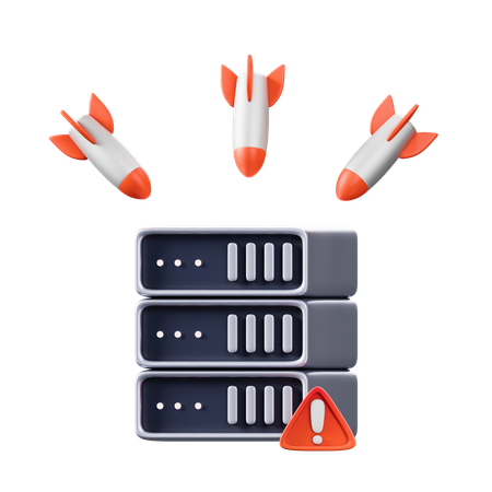 DDoS-Angriff  3D Icon