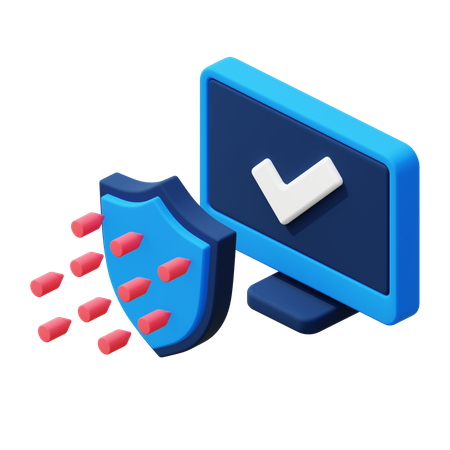 DDoS-Angriffsprävention  3D Icon