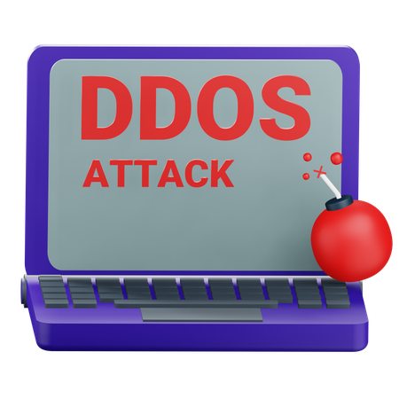Ddos Attack  3D Icon