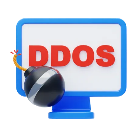 Ddos Attack  3D Icon